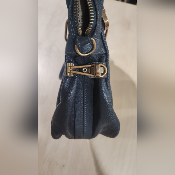 Chloe Paraty 2Way Hand Shoulder Leather zip color Gray gold fashion goods - Picture 10 of 13